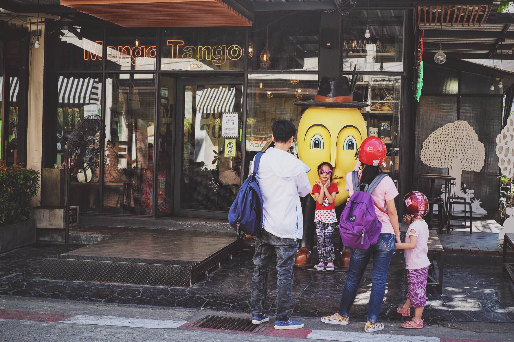 The Mango Man mascot seems to be very popular.
