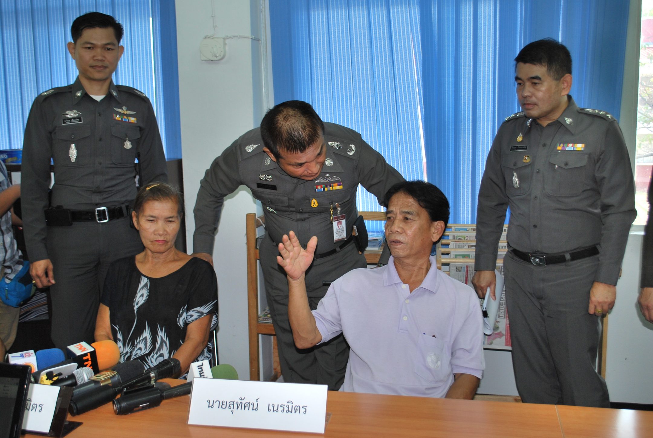 Police arrest Somboon and her husband, Sutat Neramit, an undertaker of the Hai Ya crematorium.