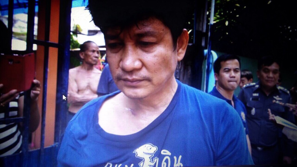 Phra Chusri, the man admitting to the murder of Miss Samorn.