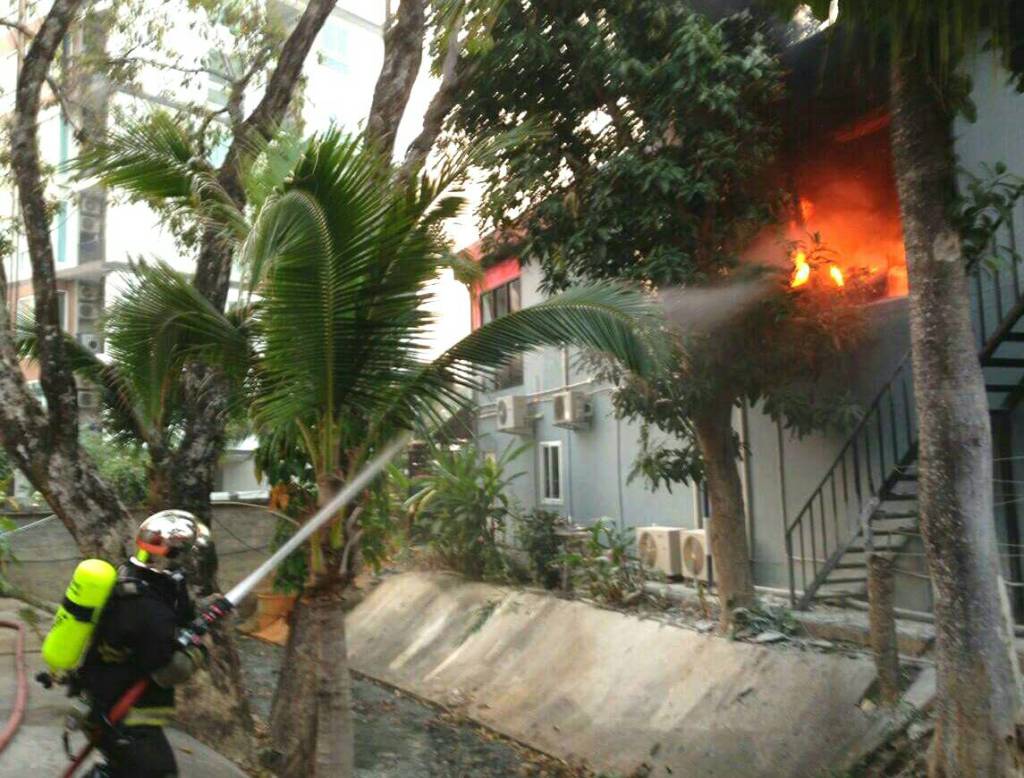 fire on suthep