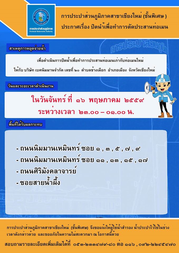 water off nimman