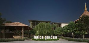 An artist's impression of Spice Garden