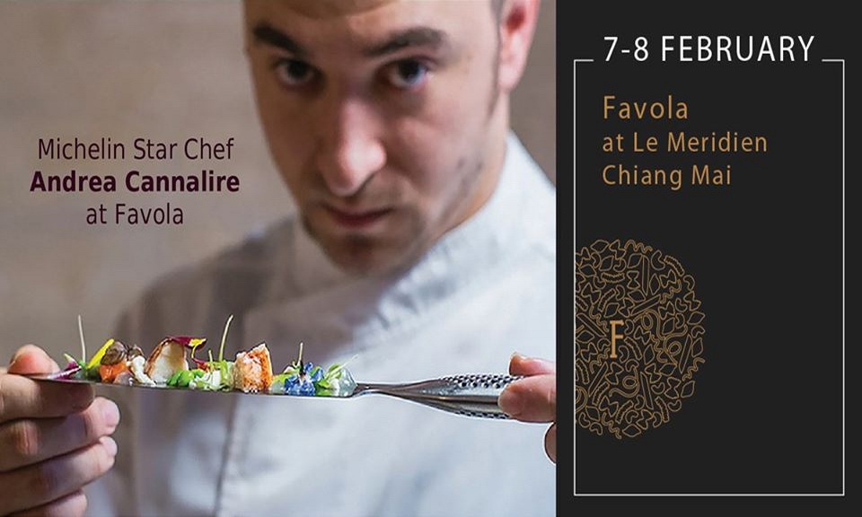 Michelin Star Chef Andrea Cannalire at Favola