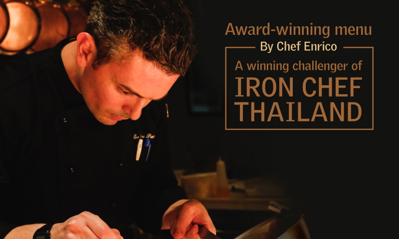 Entei Chef Experience award-winning menu by Chef Enrico